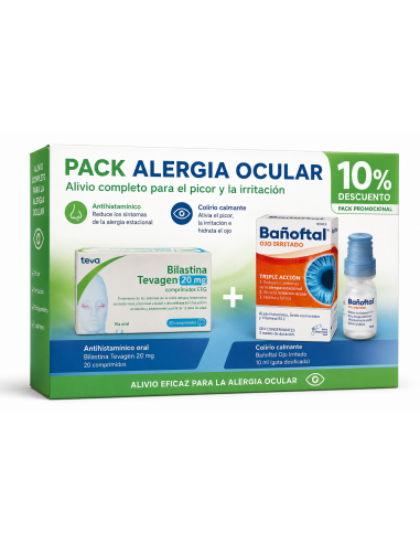 PACK IRRITACION OCULAR ANTIHISTAMINICO +...