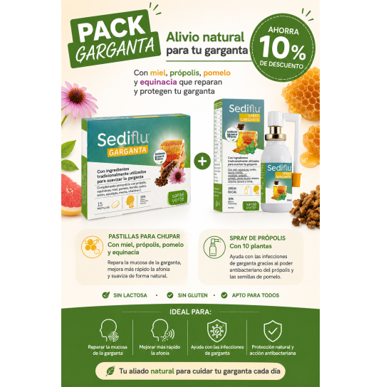 PACK GARGANTA NATURAS...