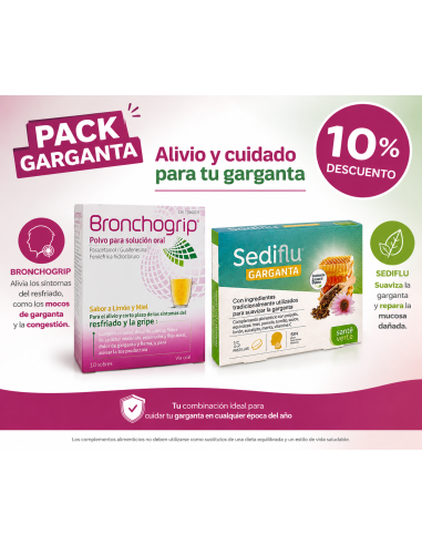 PACK RESFRIADO BRONCHOGRIP + SEDIFLU 10% DESCUENTO
