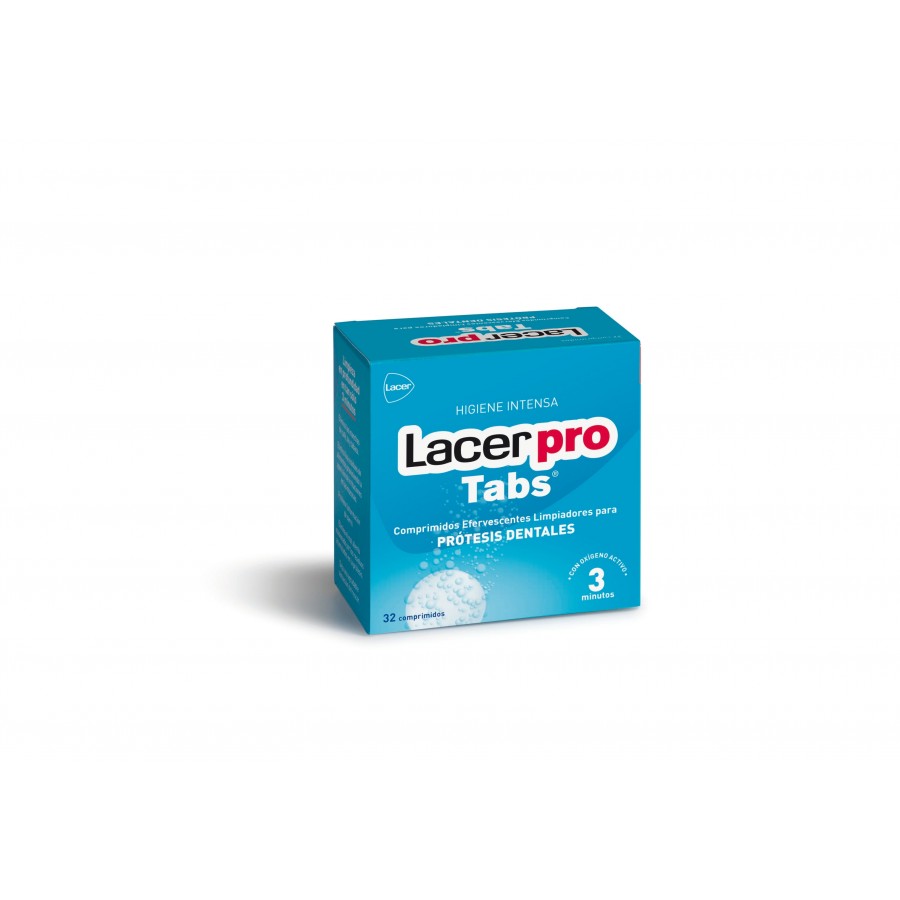 LACER PROTABS COMP LIMPIEZA PROTESIS 32 U