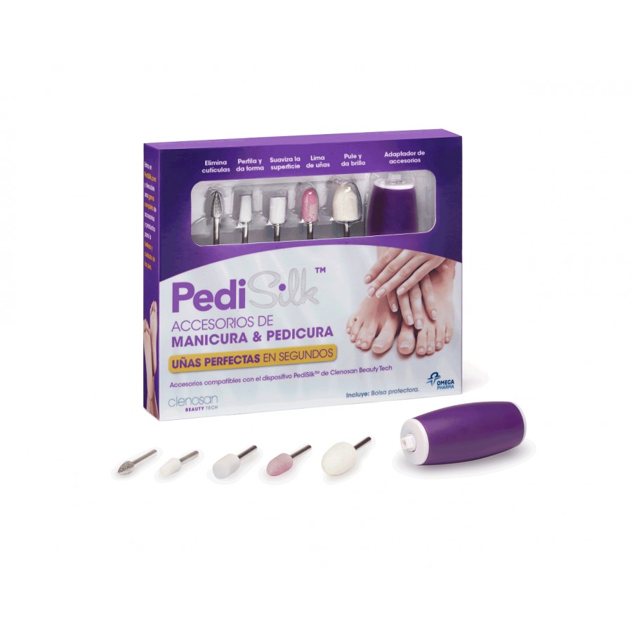 PEDISILK MANICURA Y PEDICURA 5 ACCESORIOS