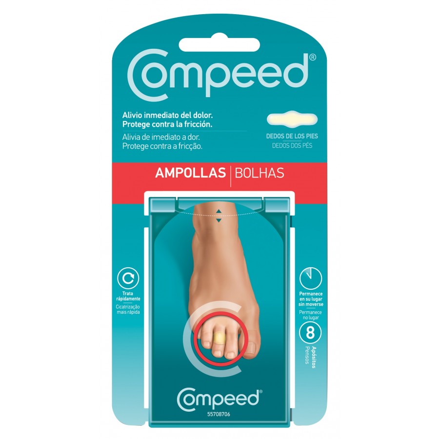 COMPEED AMPOLLAS DEDOS PEQUEÑO 8U