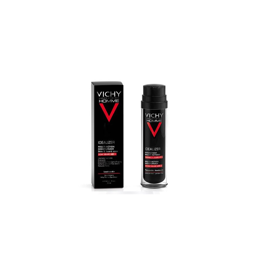 VICHY HOMME IDEALIZER GEL HIDRATANTE PIEL Y BARB