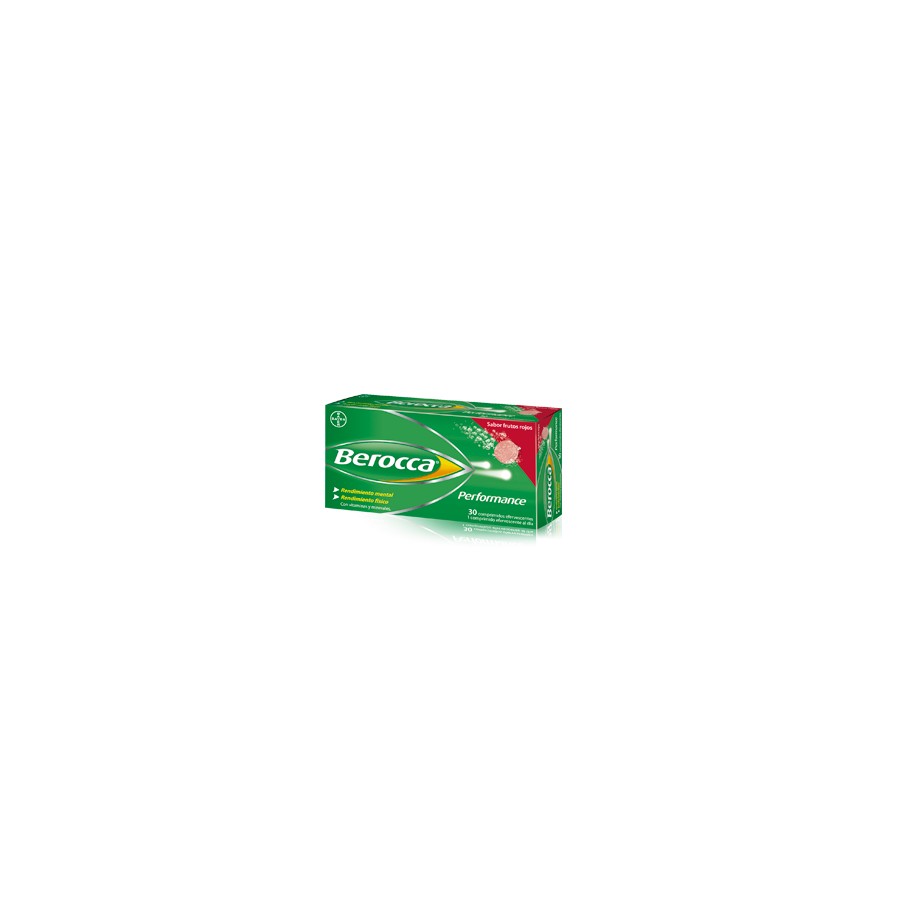 BEROCCA PERFORMANCE FRUTOS ROJOS 30 COMP EFERV