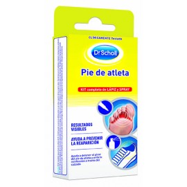 DR SCHOLL PIE DE ATLETA KIT COMPLETO LAPIZ SPRAY