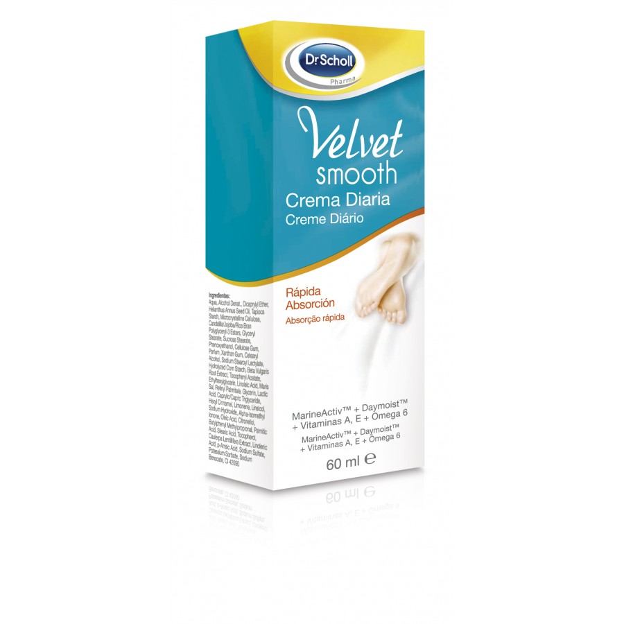 DR SCHOLL VELVET SMOOTH PIES CREMA DIARIA 60 ML