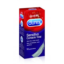 DUREX PRESERVATIVOS SENSITIVO CONTACTO TOTAL 12+