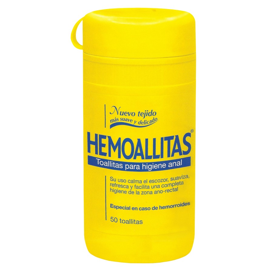 HEMOALLITAS HIGIENE ANAL 50 TOALLITAS