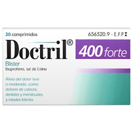 DOCTRIL FORTE 400 MG 20 COMPRIMIDOS RECUBIERTOS