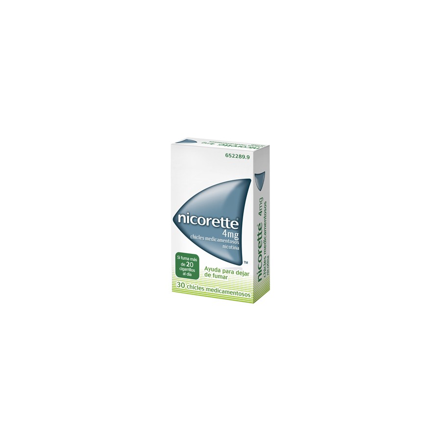 NICORETTE 4 MG 30 CHICLES