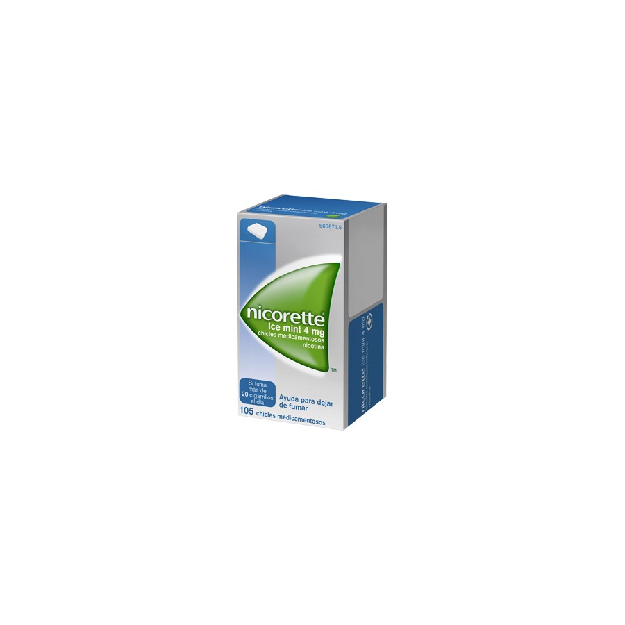 NICORETTE ICE MINT 4 MG 105 CHICLES