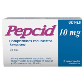 PEPCID 10 MG 12 COMPRIMIDOS RECUBIERTOS