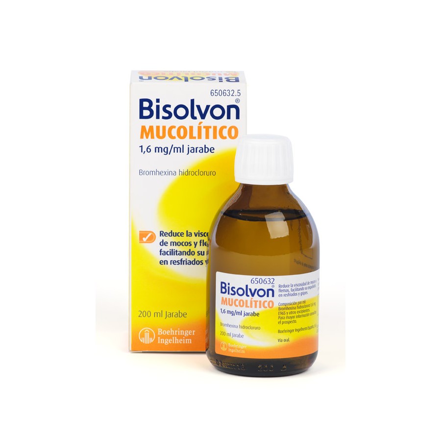 BISOLVON MUCOLITICO 1.6 MG/ML JARABE 200 ML