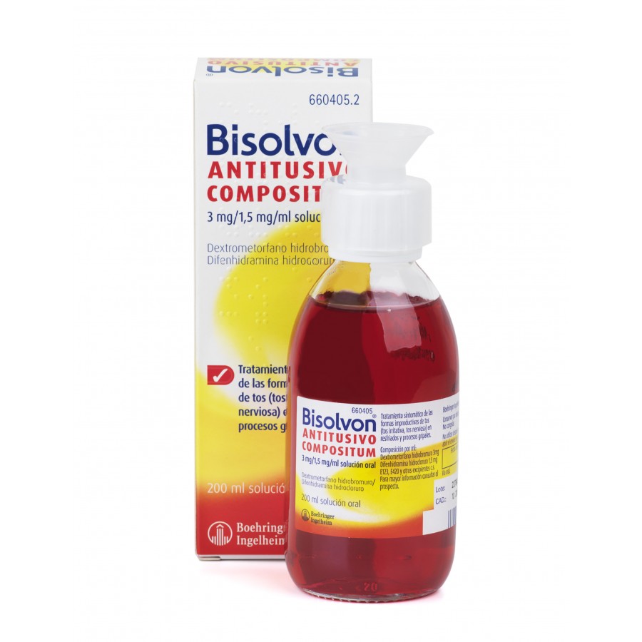 BISOLVON ANTITUSIVO COMPOSITUM 3/1.5 MG/ML SOLUC