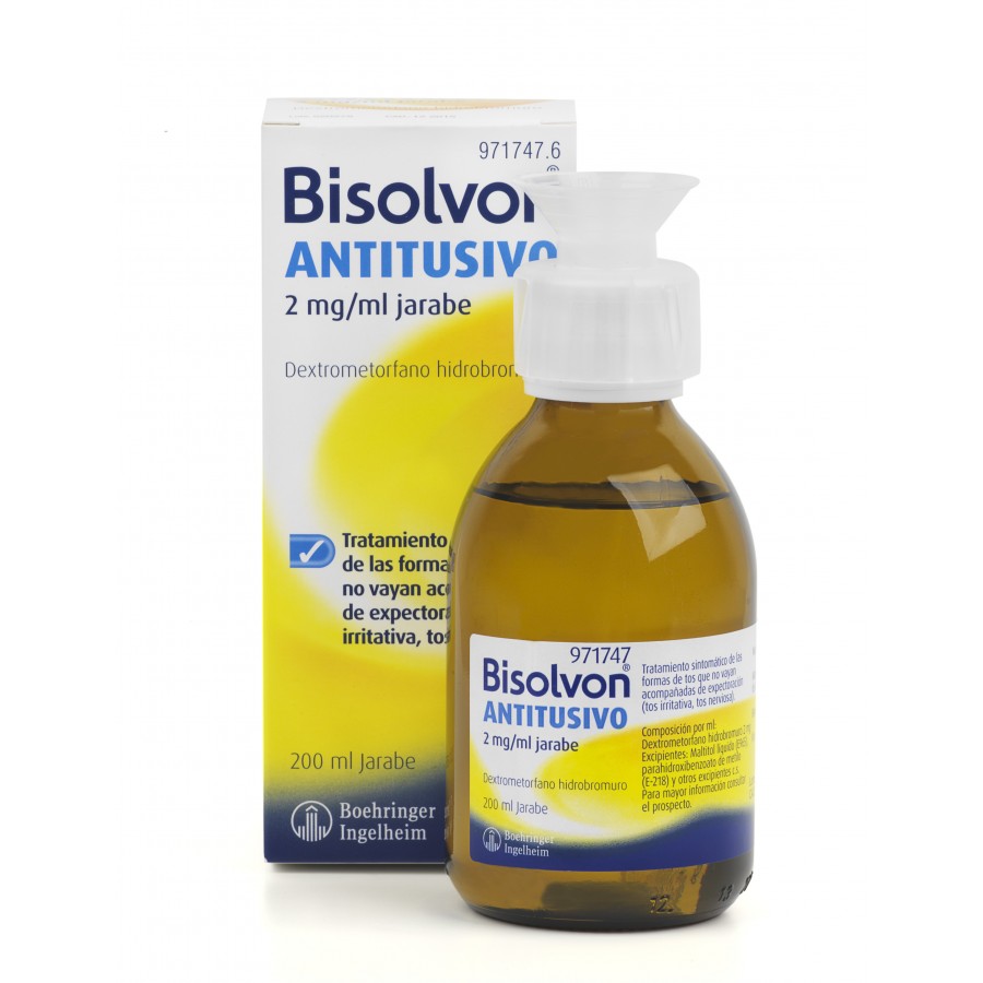 BISOLVON ANTITUSIVO 2 MG/ML JARABE 200 ML