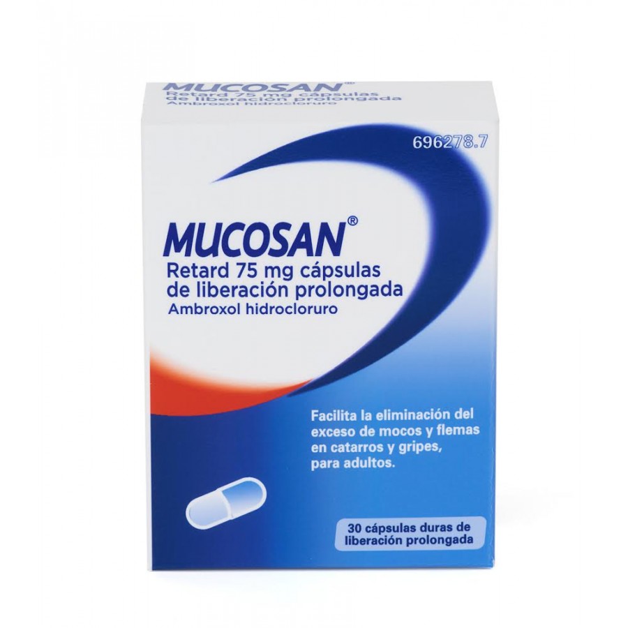 MUCOSAN RETARD 75 MG 30 CAPSULAS LIBERACION PROL