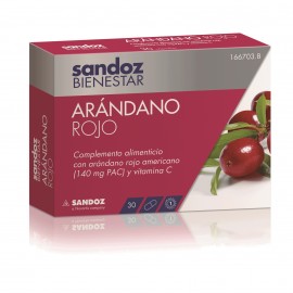SANDOZ BIENESTAR ARANDANO ROJO CRANBERRY 30 CAPS