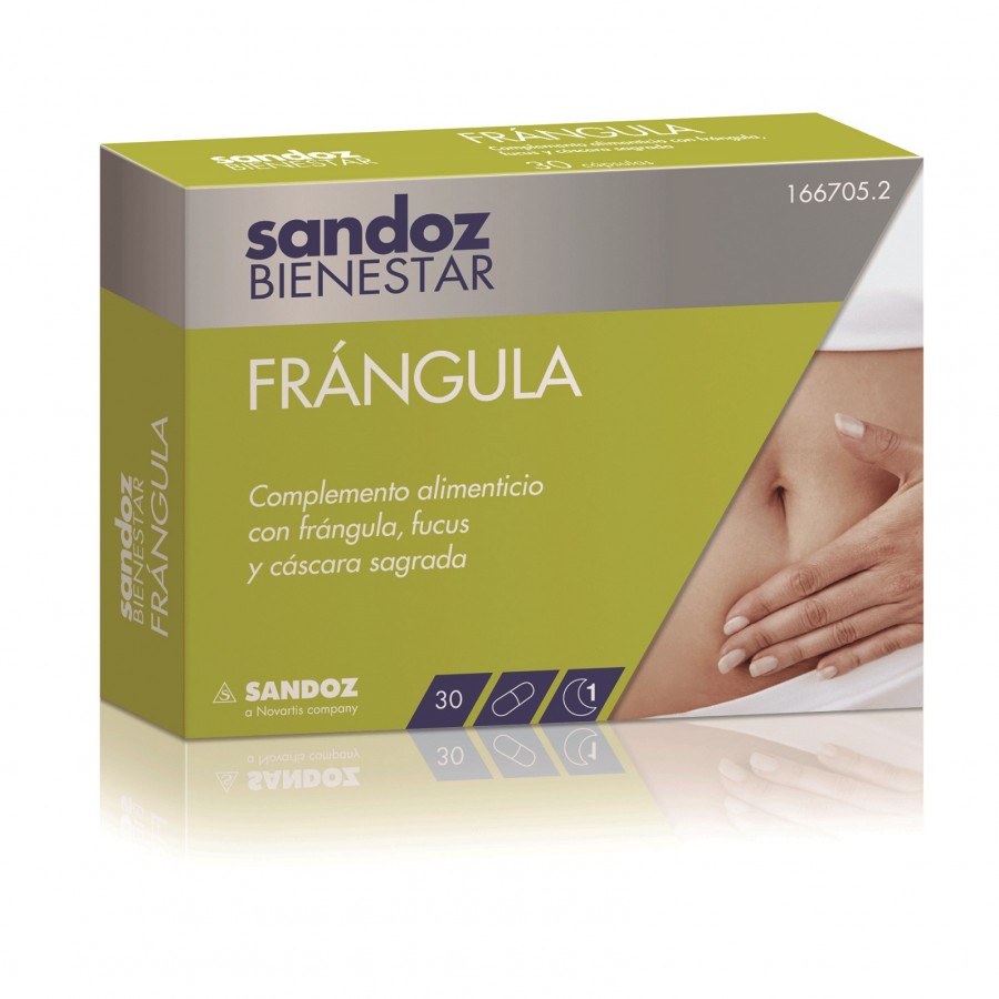 FRANGULA SANDOZ  BIENESTAR  30 CAPSULAS