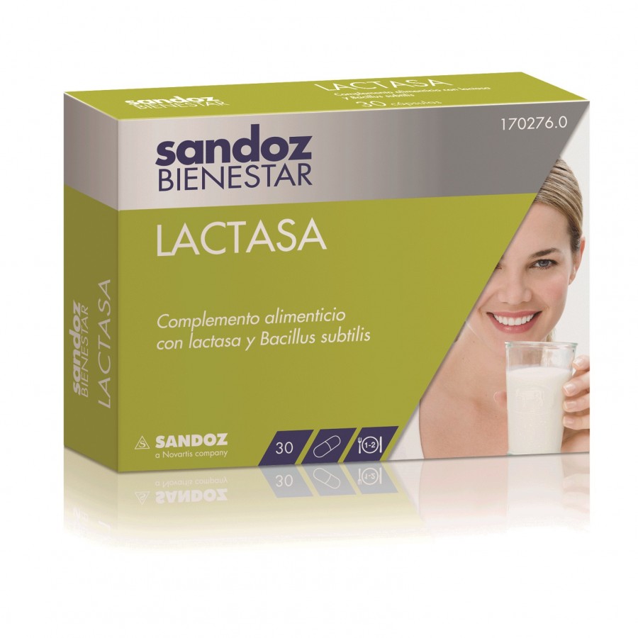 LACTASA SANDOZ BIENESTAR 30 CAPSULAS