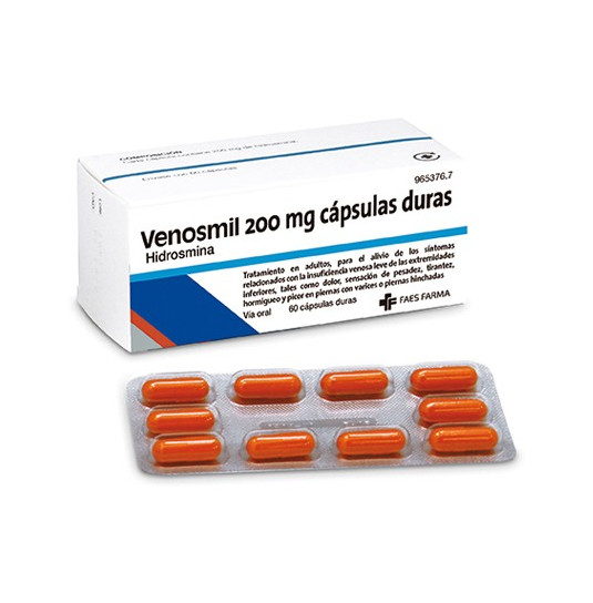 VENOSMIL 200 MG 60 CAPSULAS...