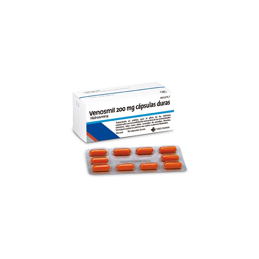 VENOSMIL 200 MG 60 CAPSULAS VARICES