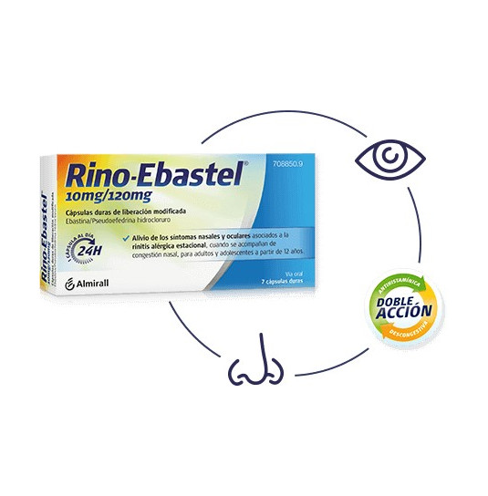 RINO EBASTEL 10/120 MG 7...