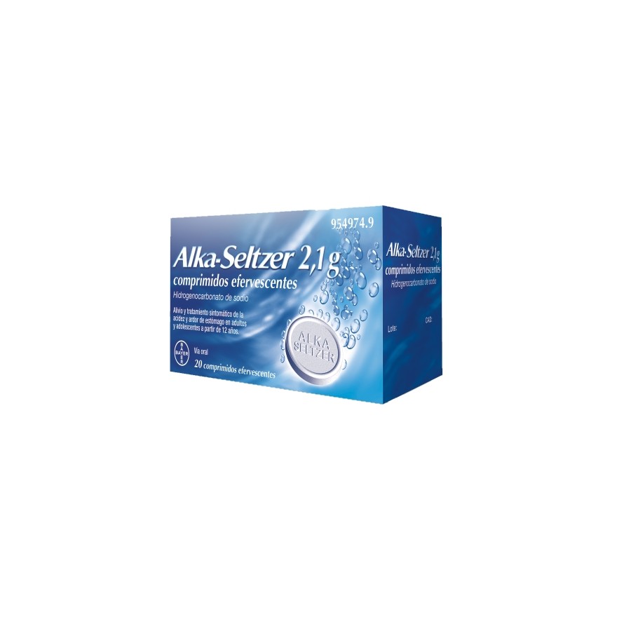 ALKA-SELTZER 2.1 G 20 COMPRIMIDOS EFERVESCENTES