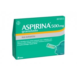 ASPIRINA 500 MG 20 SOBRES GRANULADO