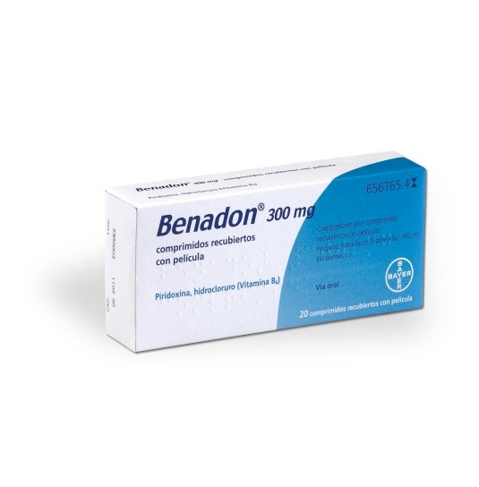 BENADON 300 MG 20 COMPRIMIDOS