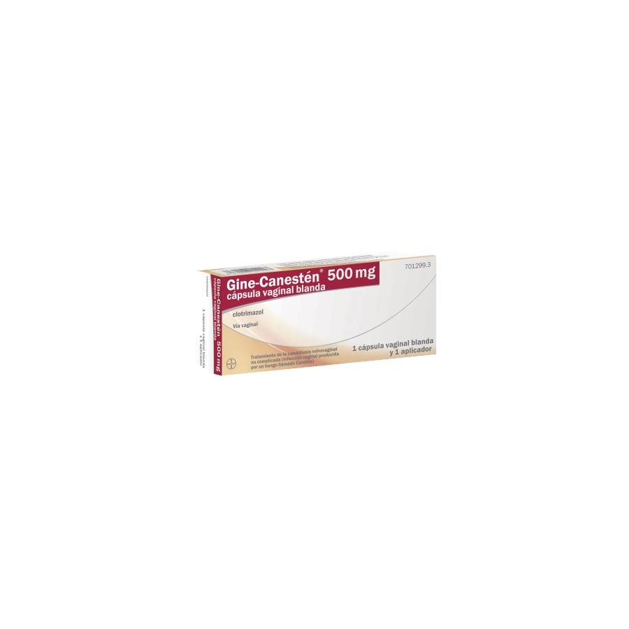 GINE CANESTEN 500 MG 1 CAPSULA VAGINAL BLANDA (C