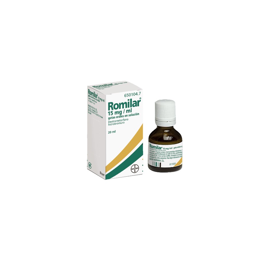 ROMILAR 15 MG/ML GOTAS ORALES SOLUCION 20 ML