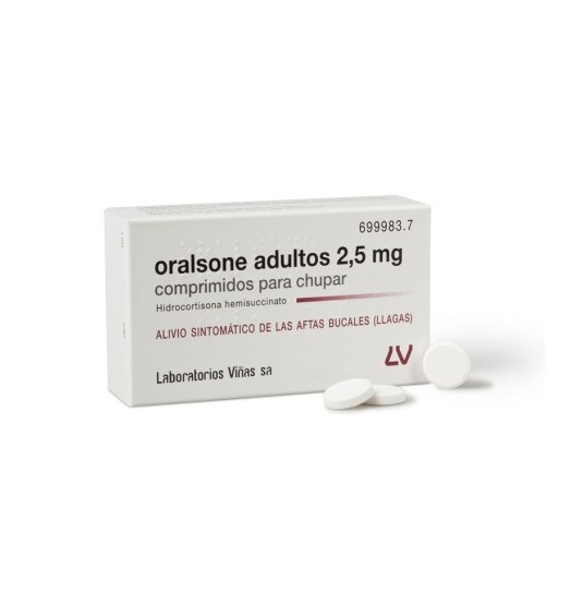 ORALSONE ADULTOS 2.5 MG 12...