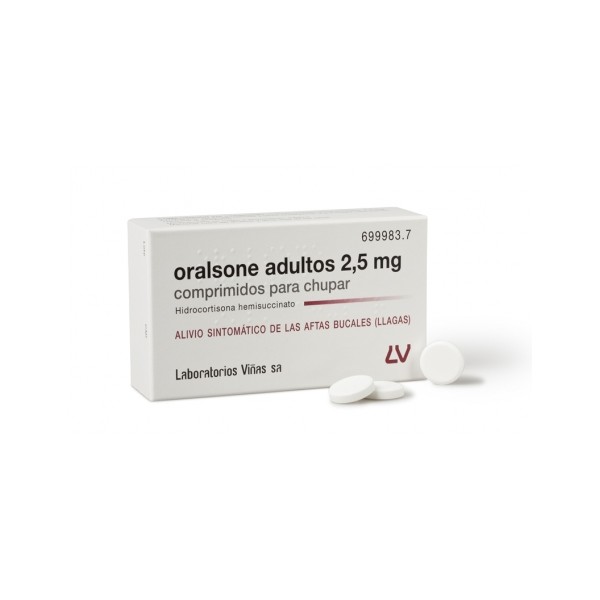 ORALSONE ADULTOS 2.5 MG 12 COMPRIMIDOS PARA CHUP