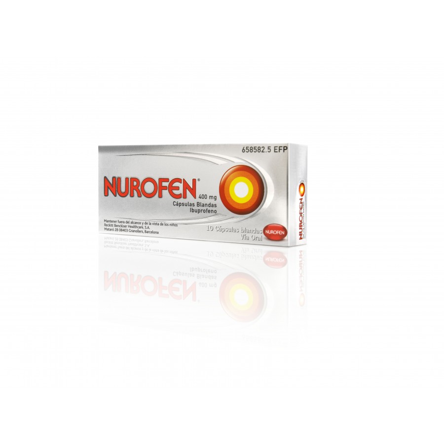 NUROFEN 400 MG 10 CAPSULAS BLANDAS