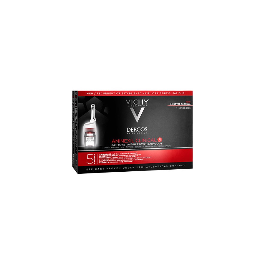 VICHY DERCOS AMINEXIL CLINICAL 5 HOMBRE 6 ML 21