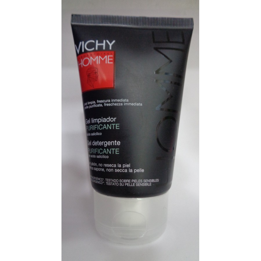 VICHY HOMME GEL LIMPIADOR PURIFICANTE 125ML