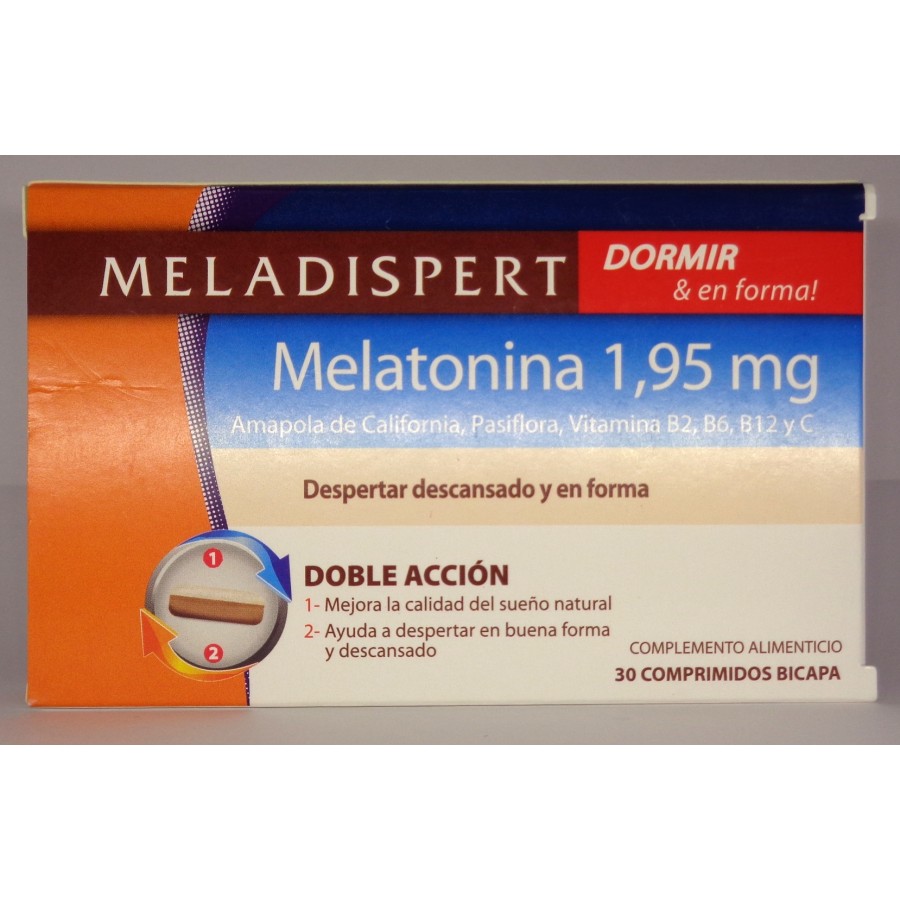 MELADISPERT DORMIR & EN FORMA COMP 1.95 MG 30 CO