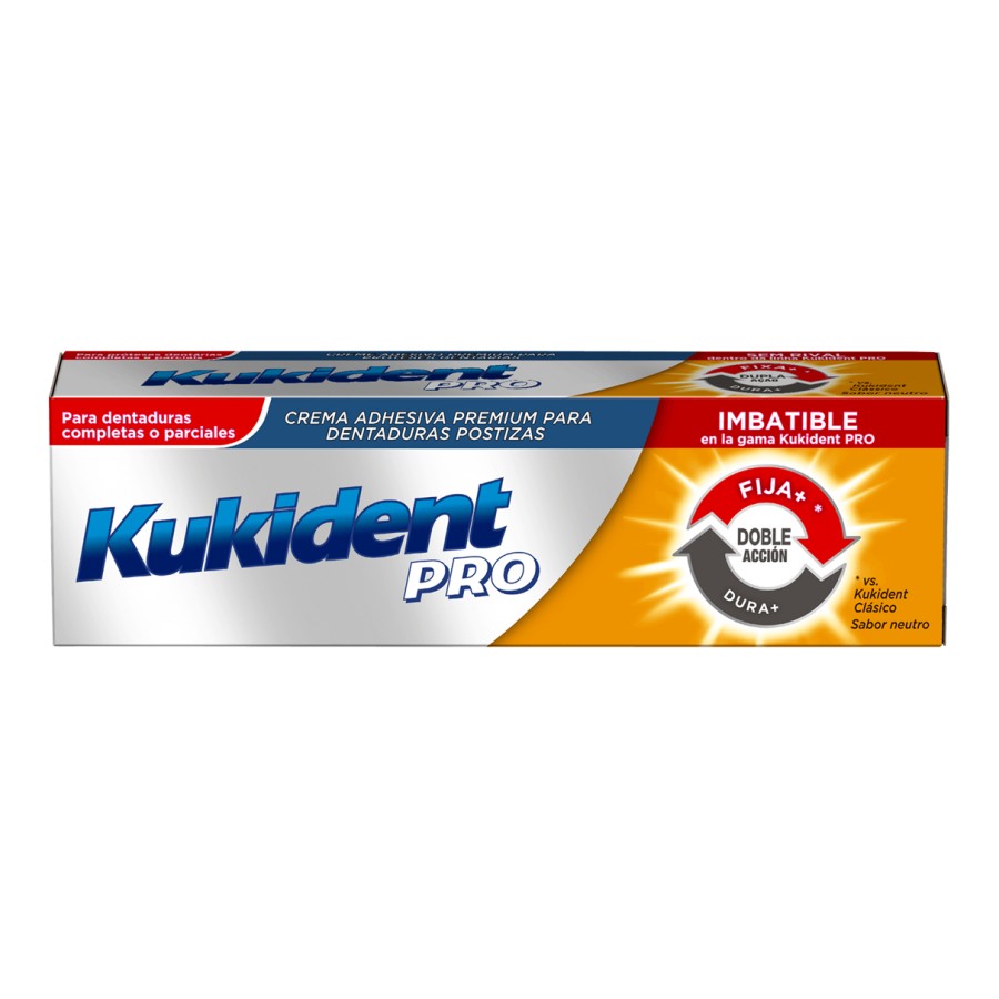 KUKIDENT PRO PLUS FIRMEZA SIN SABOR 60 G
