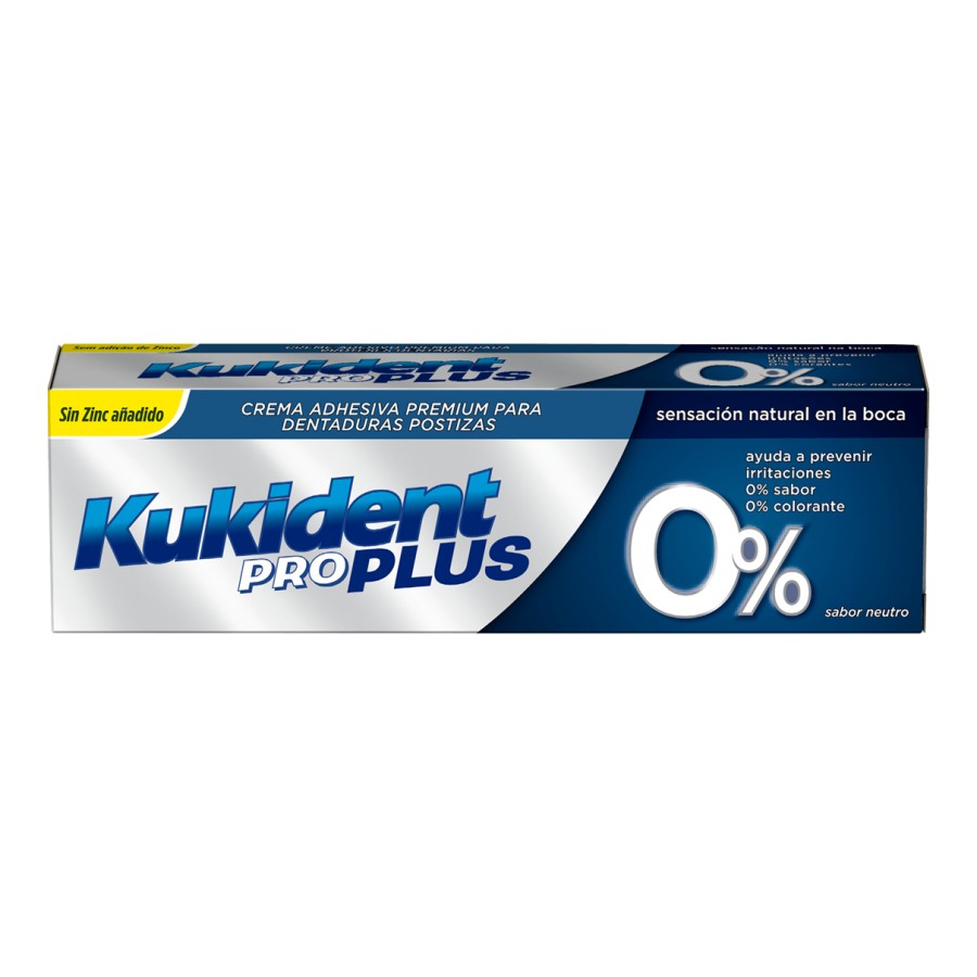 KUKIDENT PRO PLUS 0% CREMA ADH PROTESIS DENTAL 4