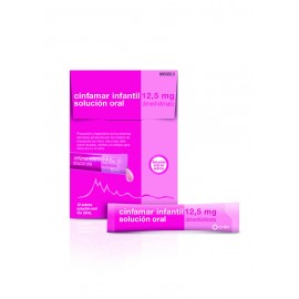 CINFAMAR INFANTIL 12.5 MG SOLUCION ORAL 12 UNIDO