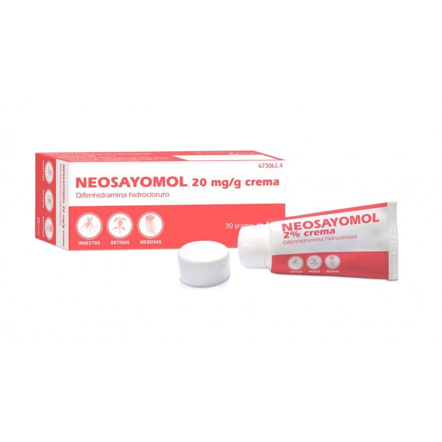 NEOSAYOMOL 20 MG/G CREMA 1 TUBO 60 G