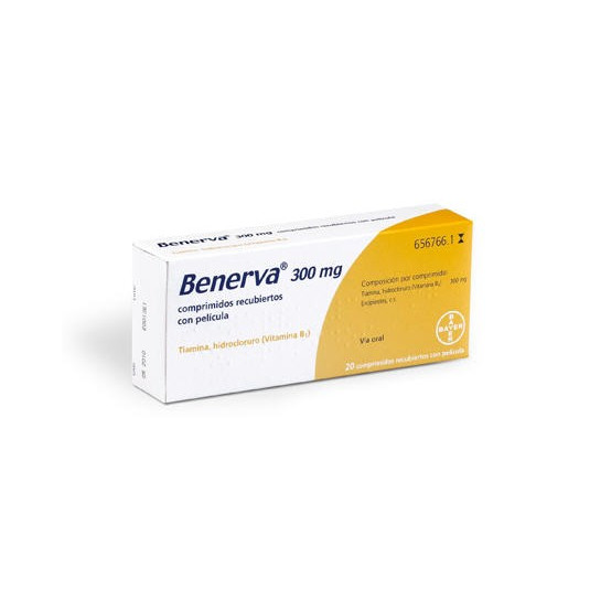 BENERVA 300 MG 20 COMPRIMIDOS