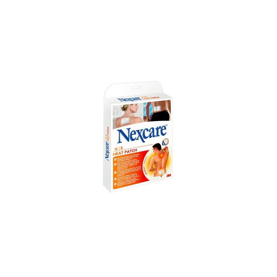 NEXCARE PARCHE CALOR 9.5X13CM 5U