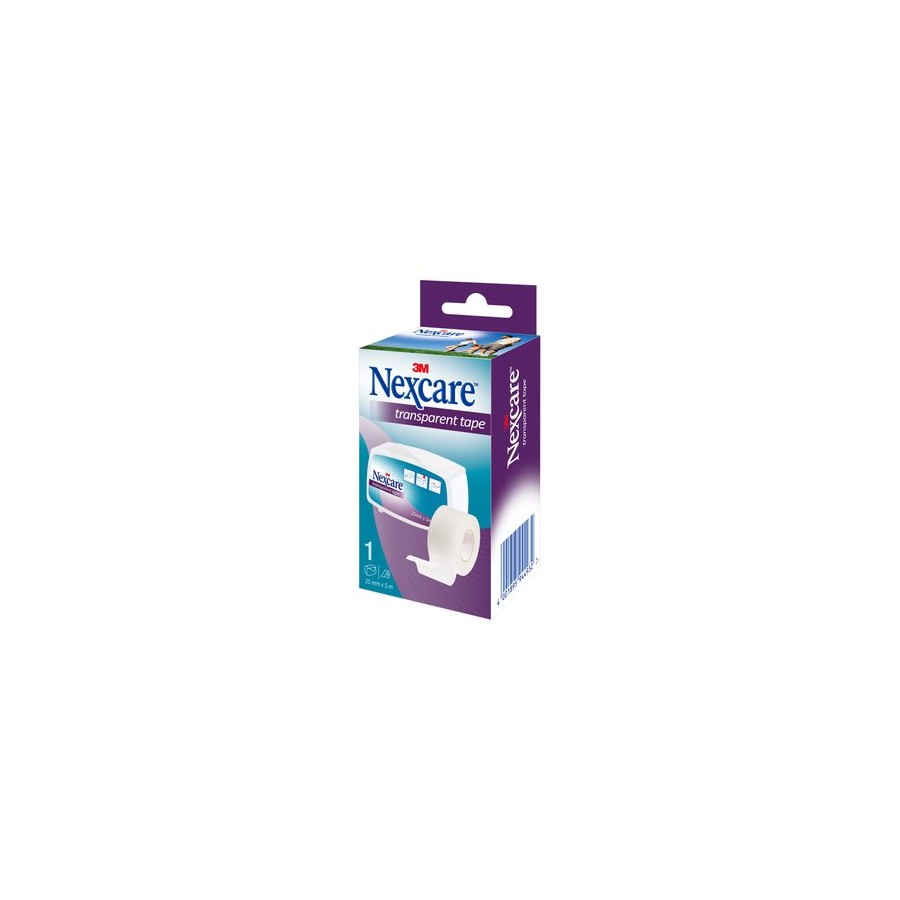 NEXCARE ESPARADRAPO TRANSPARENTE HIPOALERGICO PI