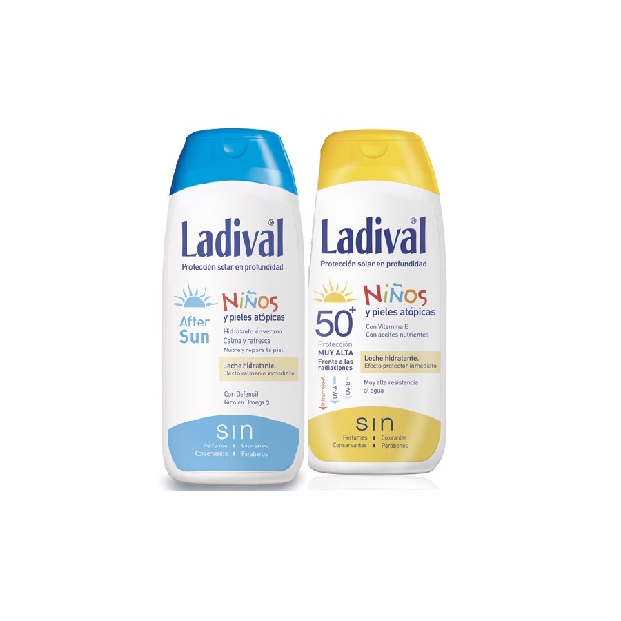 LADIVAL NIÑOS LECHE FPS 50+ 200 ML+ AFTERSUN