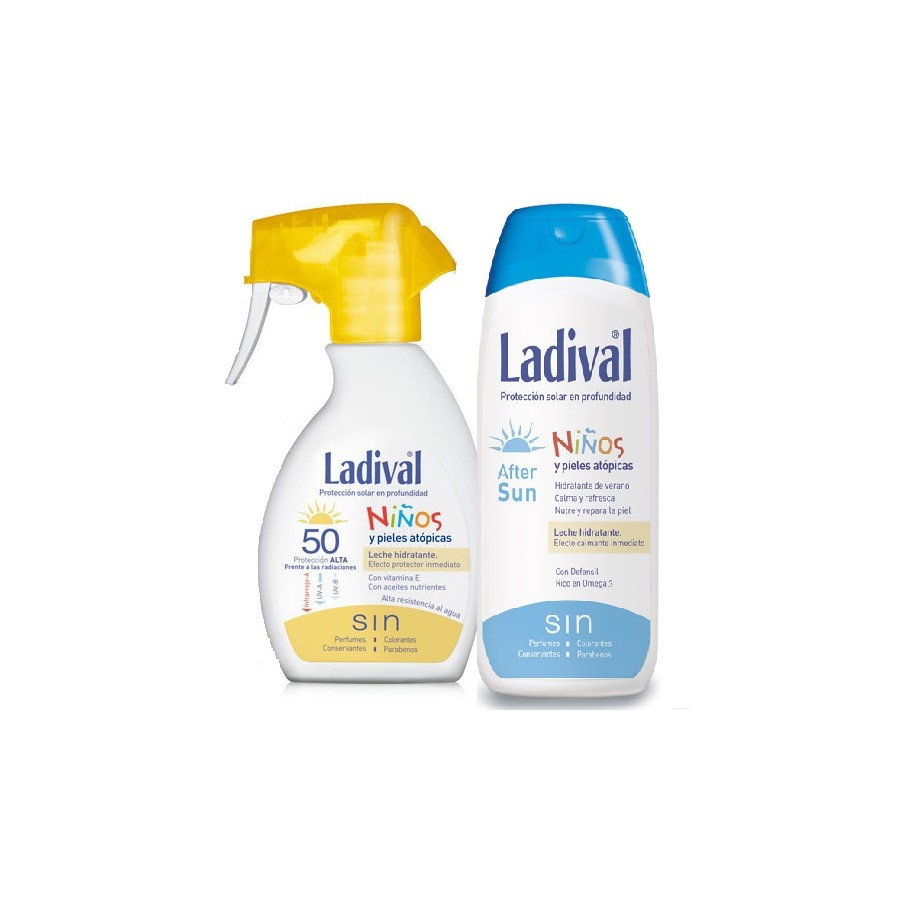 LADIVAL NIÑOS SPRAY FPS50 200 ML+ AFTERSUN