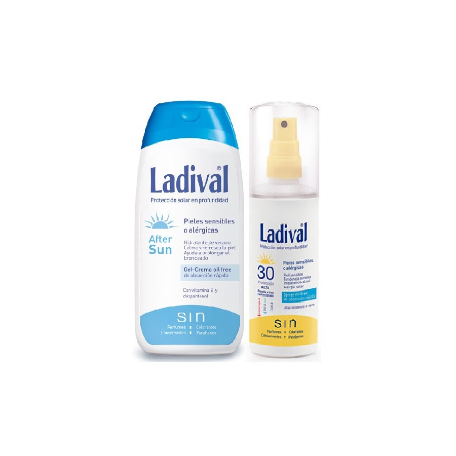 LADIVAL ALERGIA SPRAY FPS30 200 ML + AFTERSUN