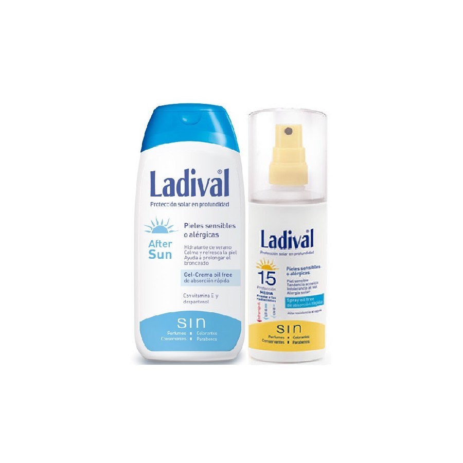 LADIVAL ALERGIA SPRAY FPS15 200 ML+ AFTERSUN