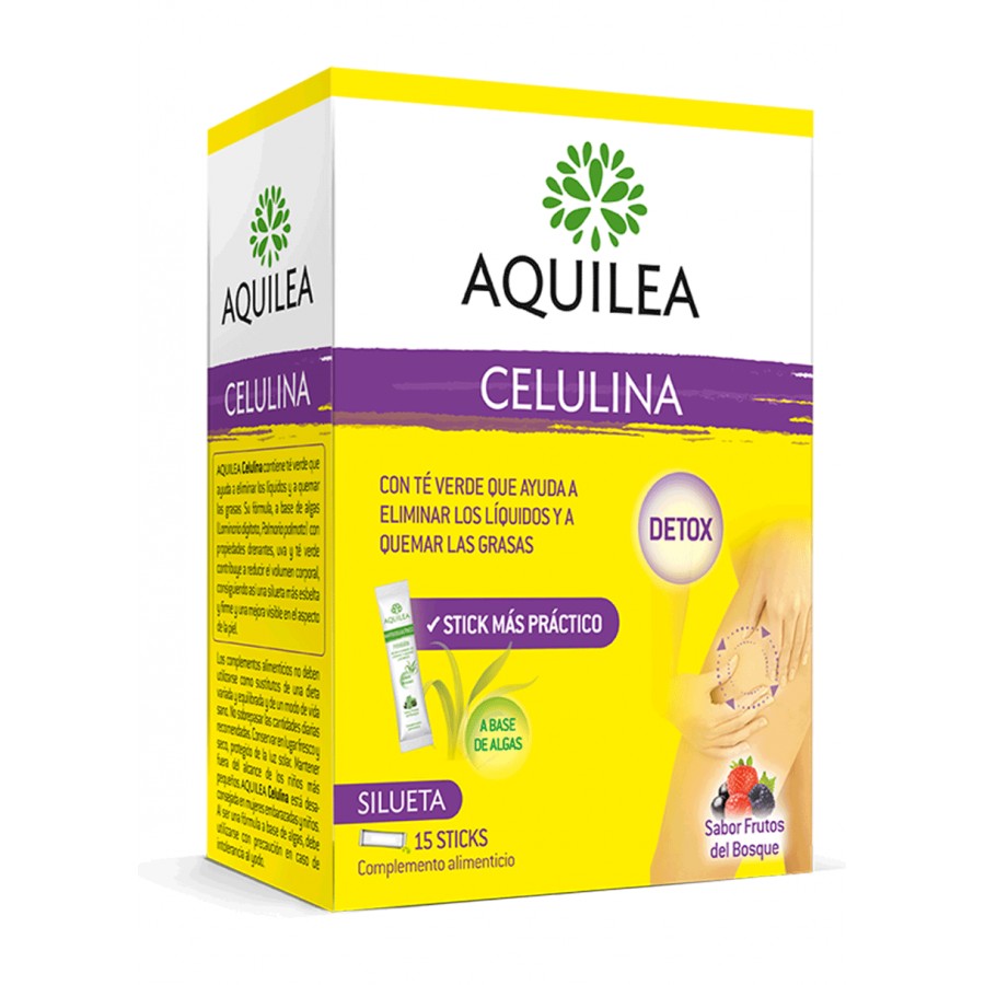 AQUILEA CELULITE 15 STICKS SABOR PIÑA