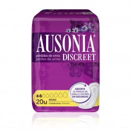 AUSONIA DISCREET MINI 20 U ABSORB INC ORINA MUY
